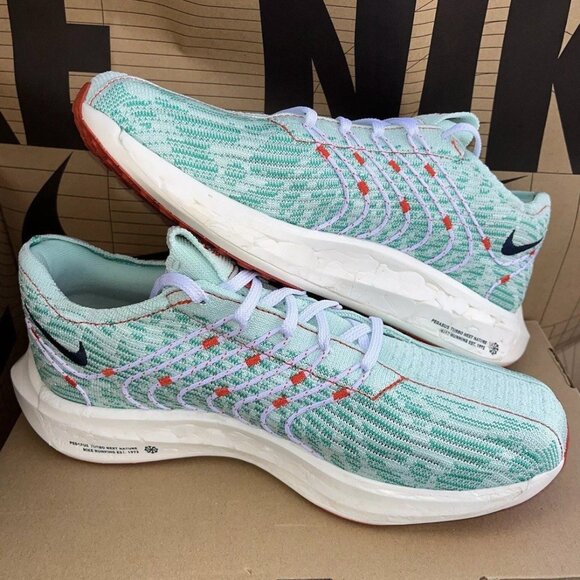 NEW Nike Pegasus Turbo Next Nature Running Shoes Jade Ice DM3414 300 Men Sz 10.5 - Picture 1 of 5